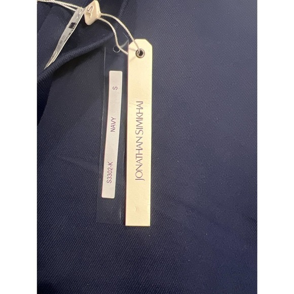 JONATHAN SIMKHAI - Navy Blue Trumpet Fluted Skirt - Size S  - NWT - Picture 4 of 5